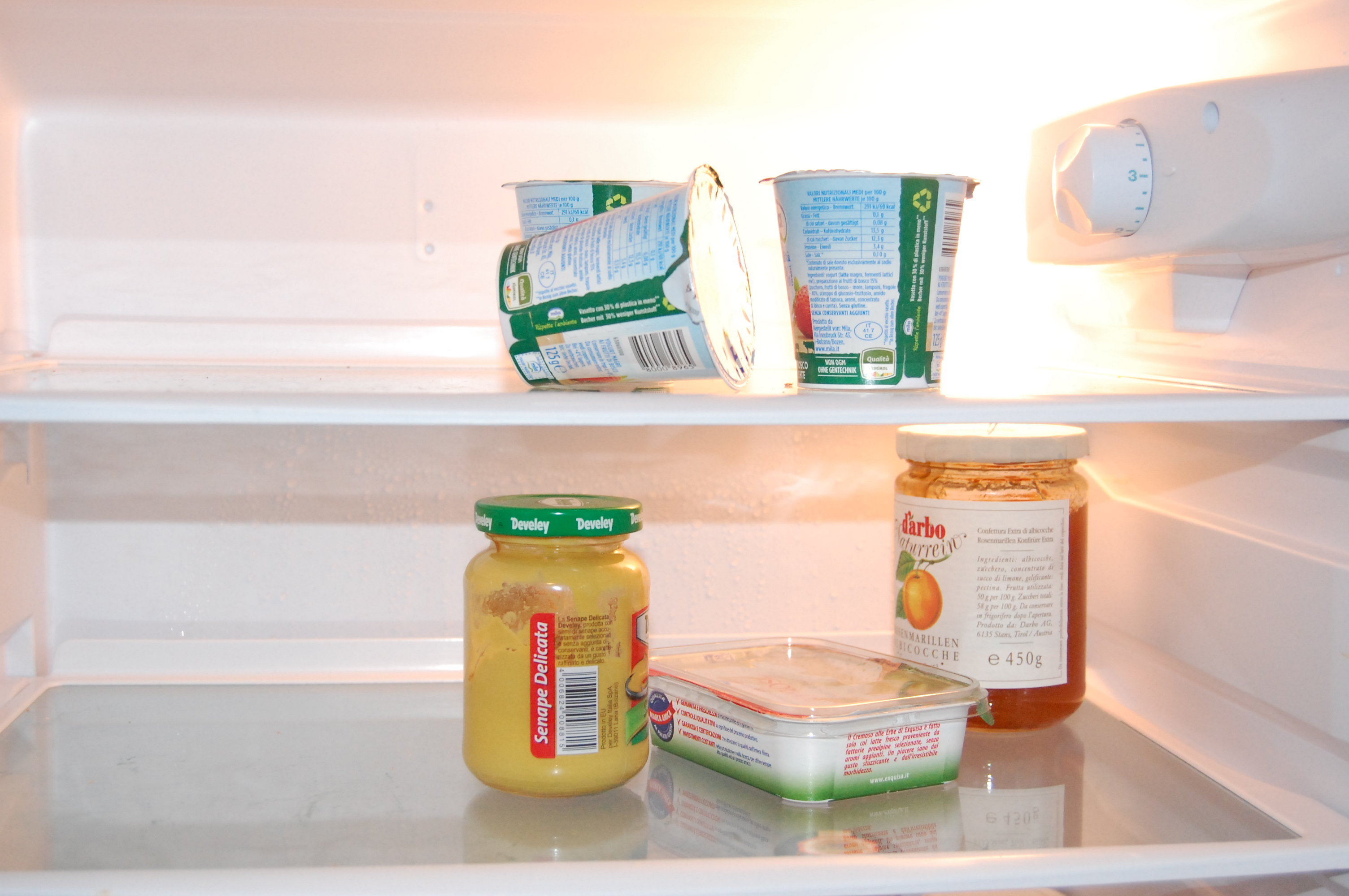 Lebensmittelaufbewahrung im Kühlschrank